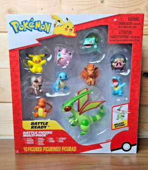 Pokémon Battle Figure Multi-Pack - 10 Figures Including Flygon and Pikachu
